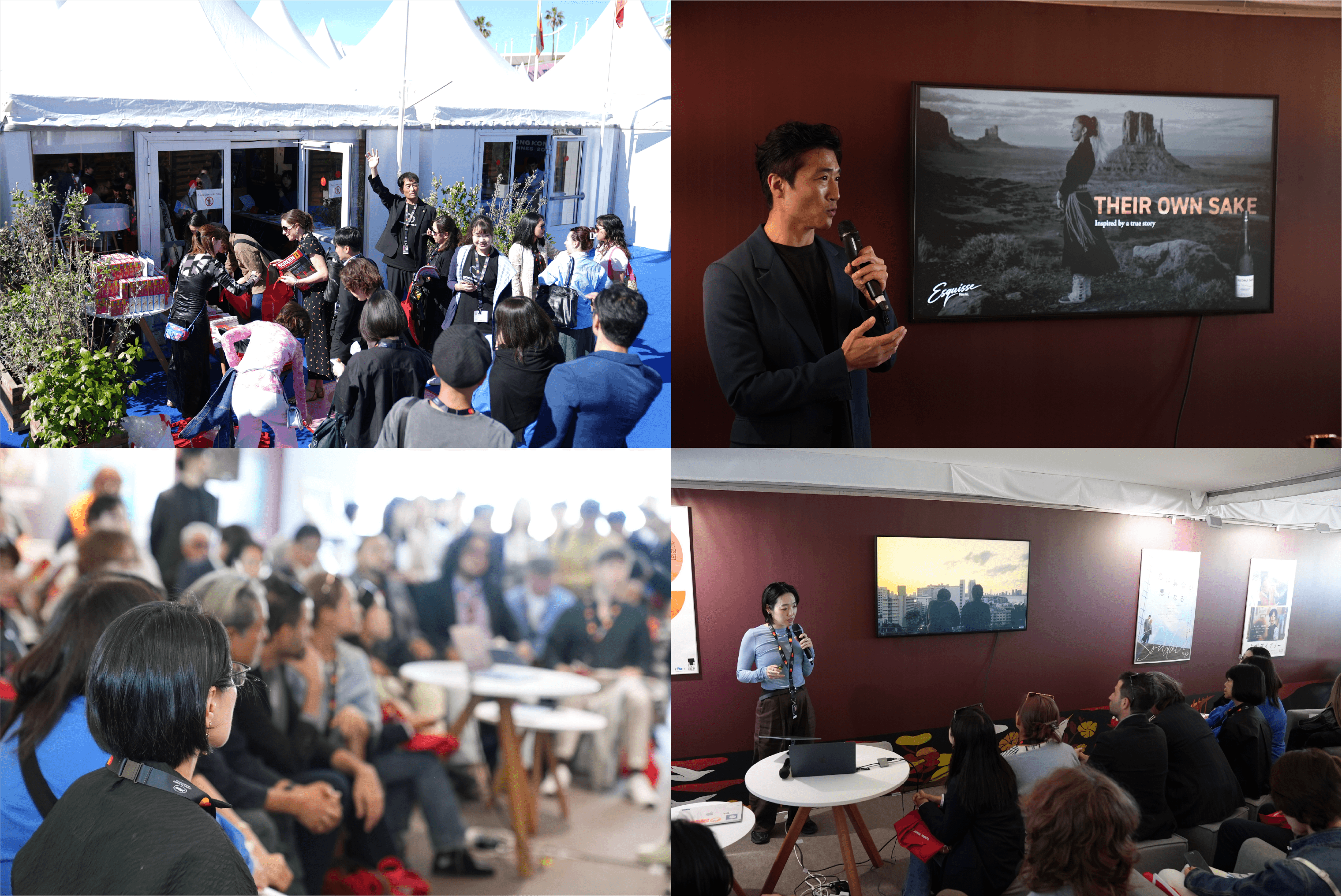 カンヌ現地でのJAPAN PITCH発表とネットワーキングの様子